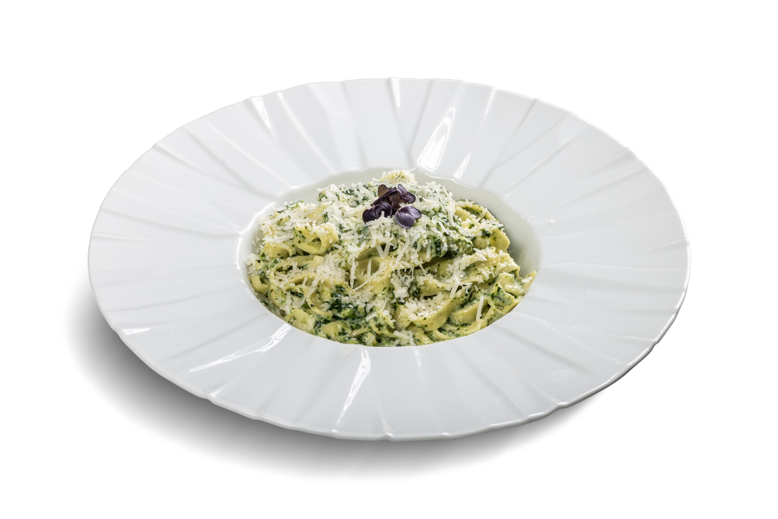 Tagliatelle cu zucchini și spanac