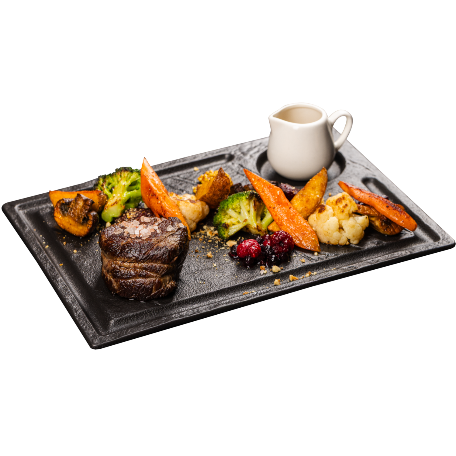 Black Angus beef tenderloin steak