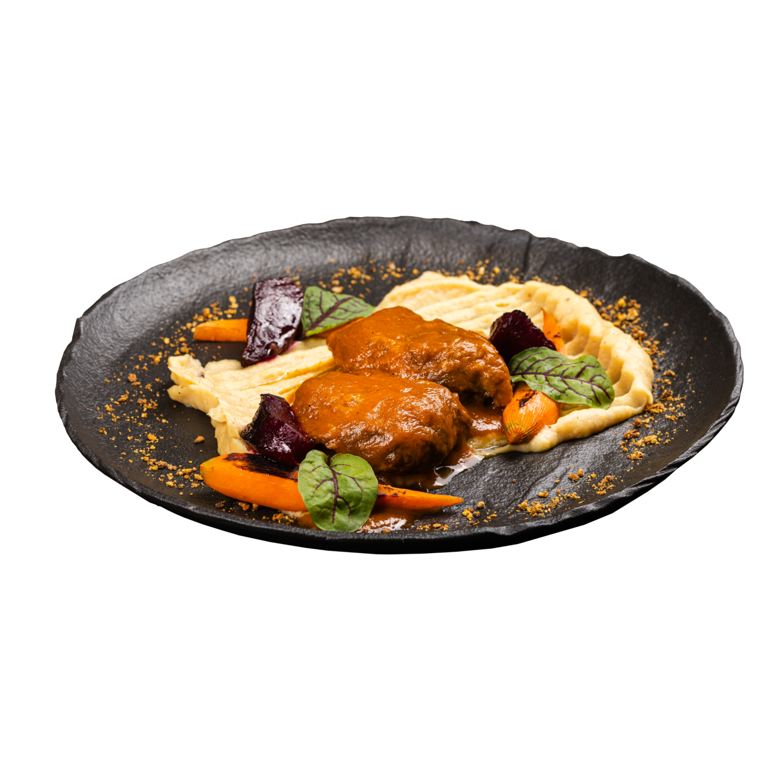 Mangalica pork cheek confit