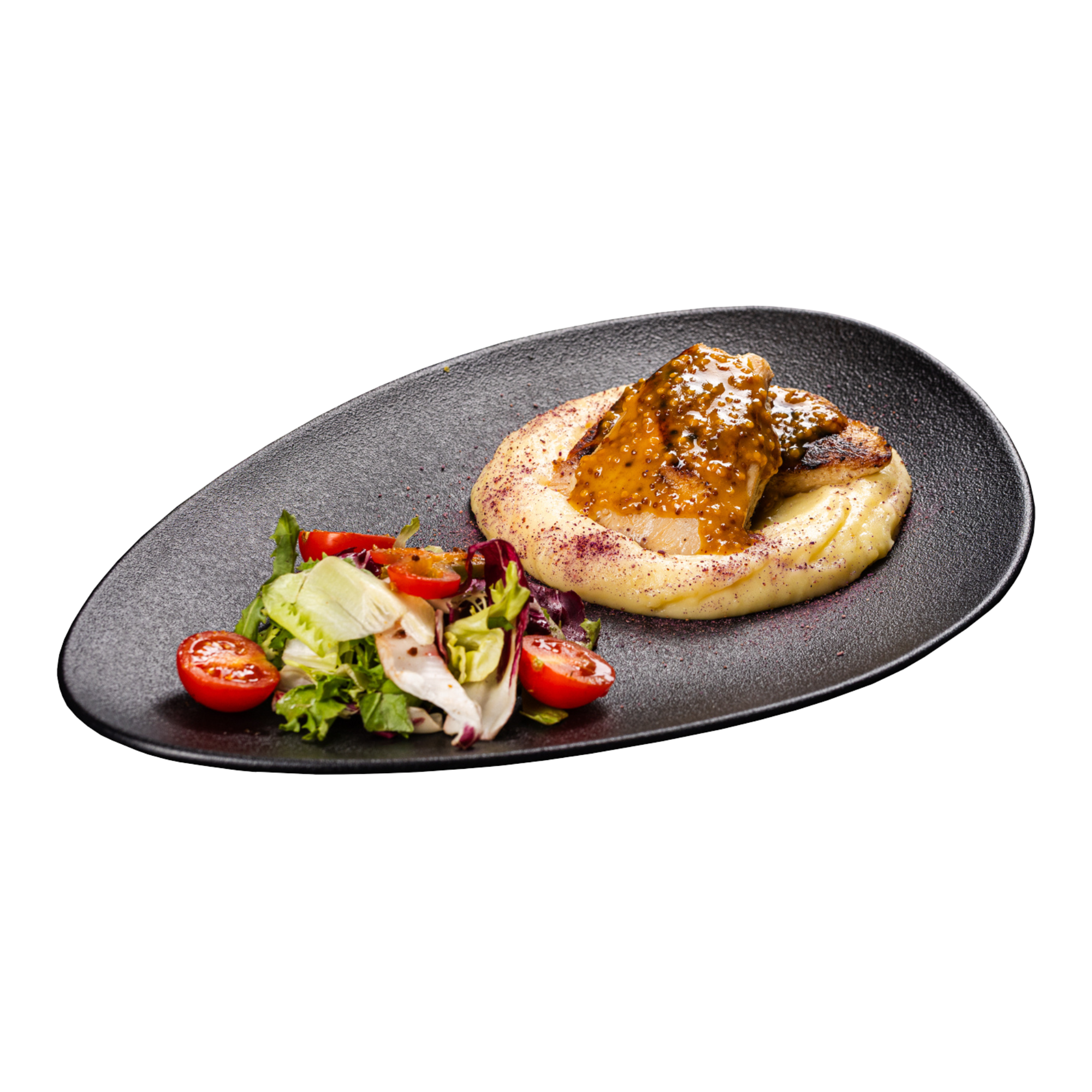 Steak din piept de pui cu miere și muștar