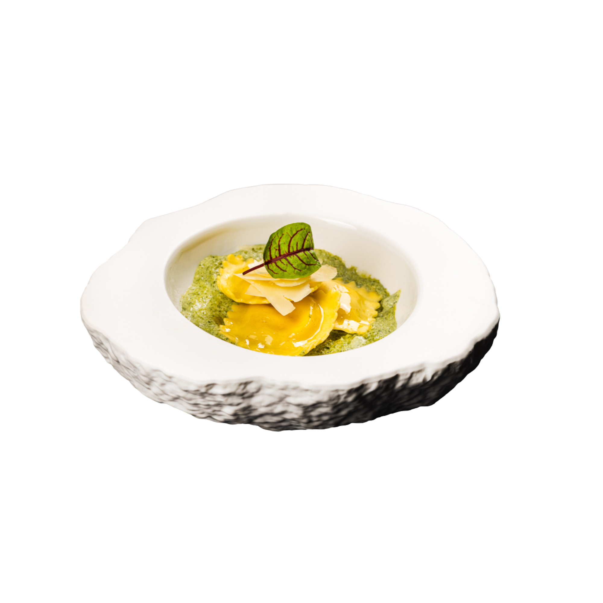 Ravioli with spinach and ricotta